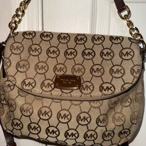 Michael Kors Signature Fold Over Crossbody
